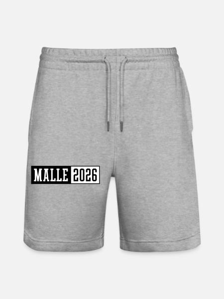 Malle 2026 - Stanley/Stella Trainer Unisex Organic Jogging Shorts - heather grey