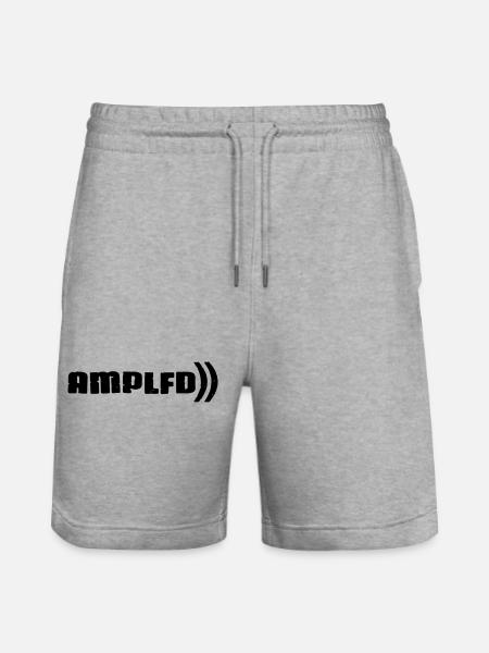 amplfd_--rugged - Stanley/Stella Trainer Unisex Organic Jogging Shorts - heather grey