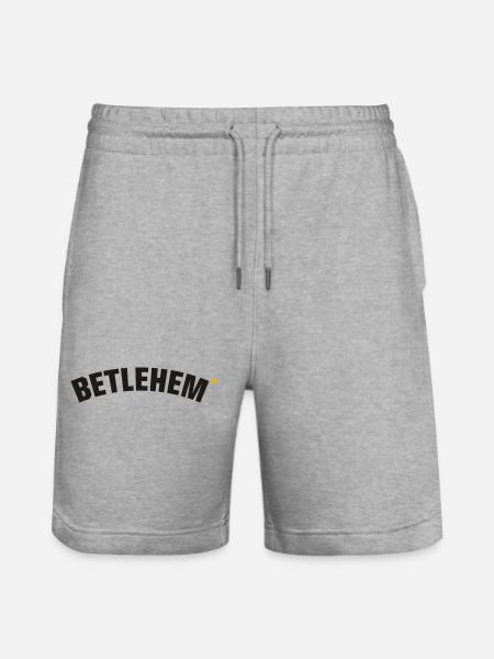 betlehem - Stanley/Stella Unisex Bio Joggingshorts Trainer  - Grau meliert