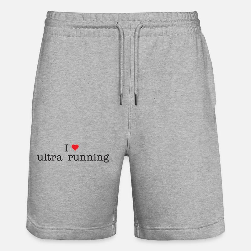 J’adore Ultra Running - Short de jogging bio TRAINER Stanley/Stella unisexe - gris chiné
