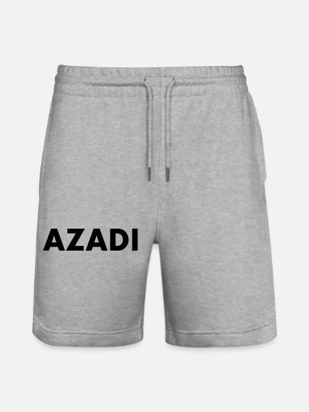 Azadi - Stanley/Stella Unisex Bio Joggingshorts Trainer - Grau meliert