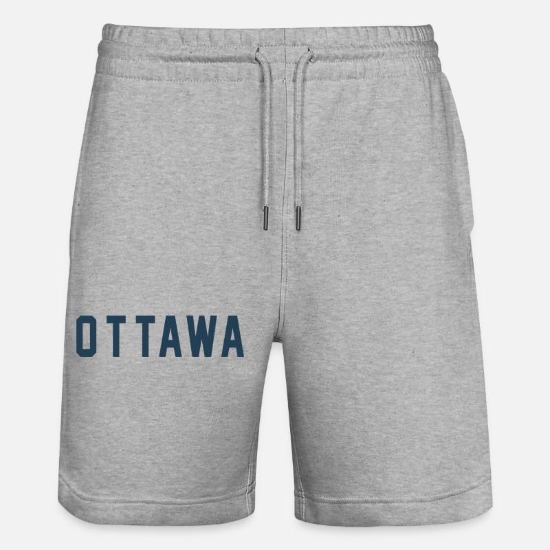 Ottawa - Short de jogging bio TRAINER Stanley/Stella unisexe - gris chiné