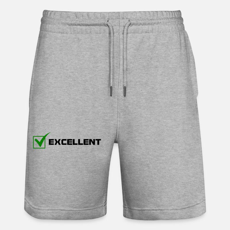 Excellente - Short de jogging bio TRAINER Stanley/Stella unisexe - gris chiné