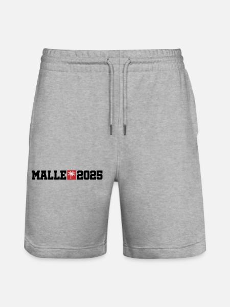 Malle 2025 - Stanley/Stella Trainer Unisex Organic Jogging Shorts - heather grey