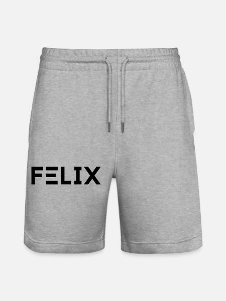 Prénom Felix - Short de jogging bio TRAINER Stanley/Stella unisexe - gris chiné