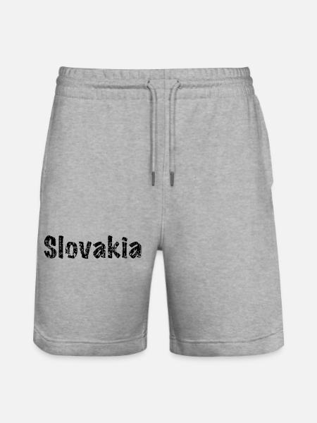 Slovakia - Stanley/Stella Unisex Bio Joggingshorts Trainer - Grau meliert