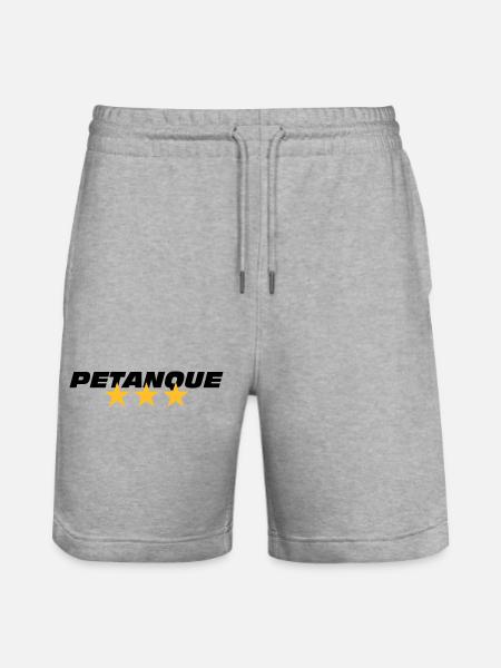 Petanque - Short de jogging bio TRAINER Stanley/Stella unisexe - gris chiné