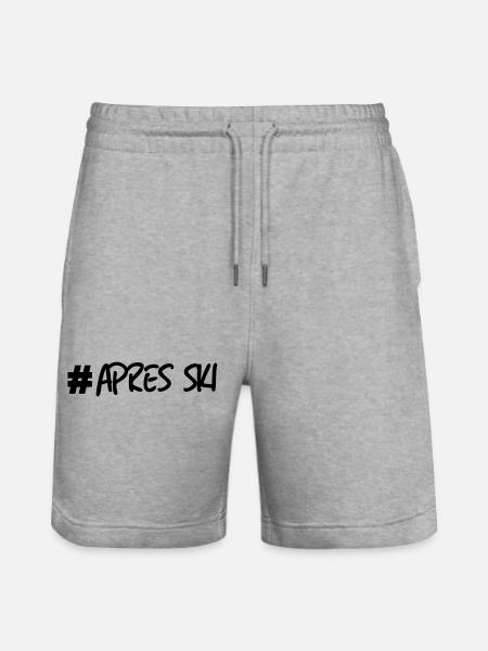 #Apresski - Stanley/Stella Unisex Bio Joggingshorts Trainer - Grau meliert