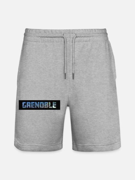 Grenoble - Short de jogging bio TRAINER Stanley/Stella unisexe - gris chiné