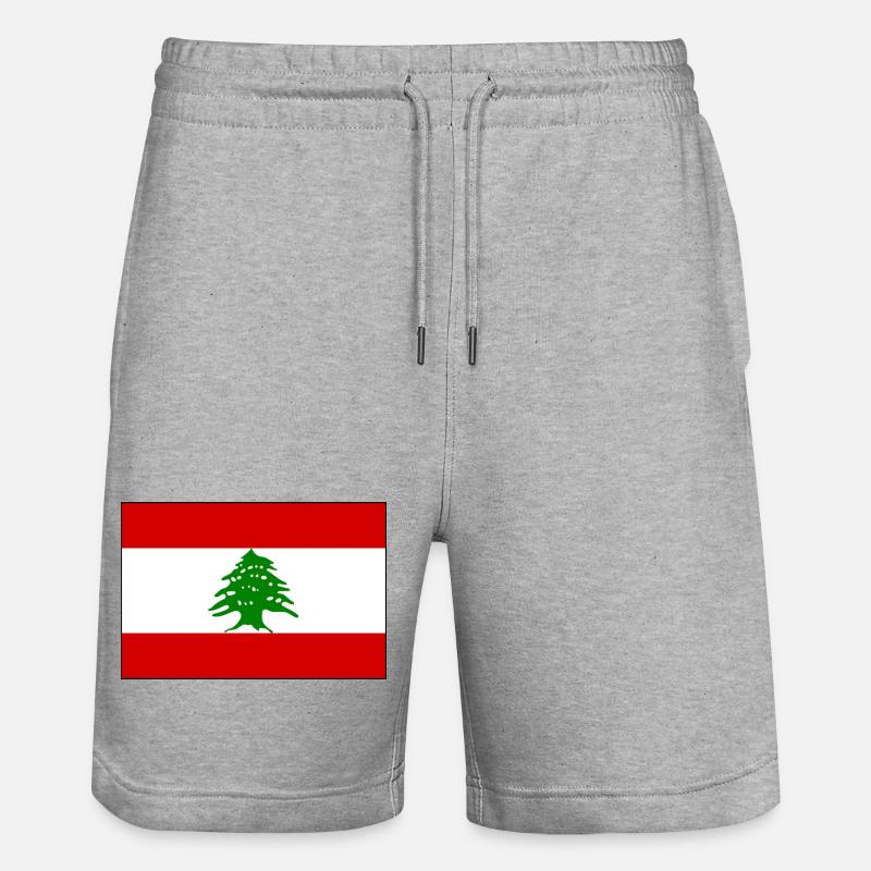 Liban - Short de jogging bio TRAINER Stanley/Stella unisexe - gris chiné