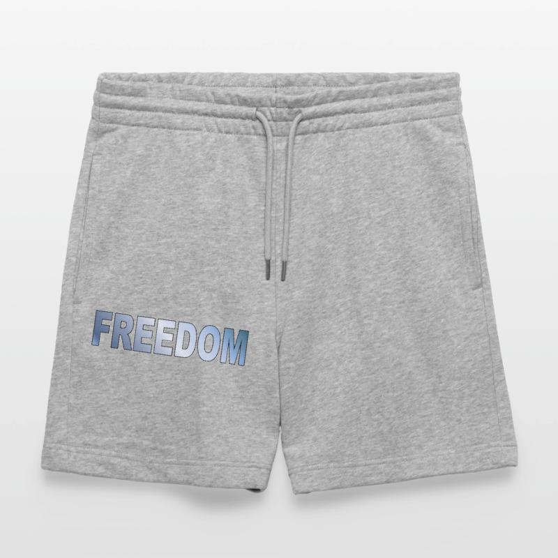Conception de la Déclaration de Typographie de la Liberté Short de jogging bio TRAINER Stanley/Stella unisexe