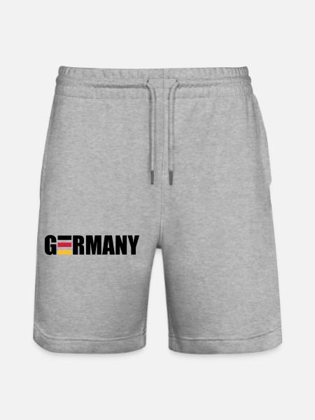 Germany - Stanley/Stella Unisex Bio Joggingshorts Trainer - Grau meliert