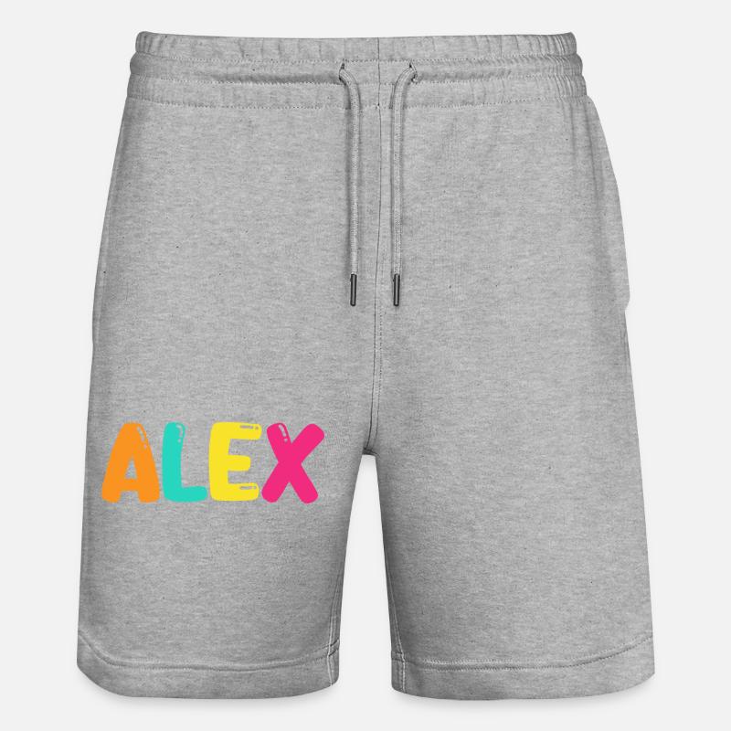 Nom - Alex - Short de jogging bio TRAINER Stanley/Stella unisexe - gris chiné
