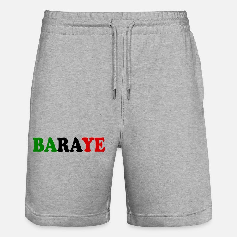 Baraye - Stanley/Stella Unisex Bio Joggingshorts Trainer  - Grau meliert