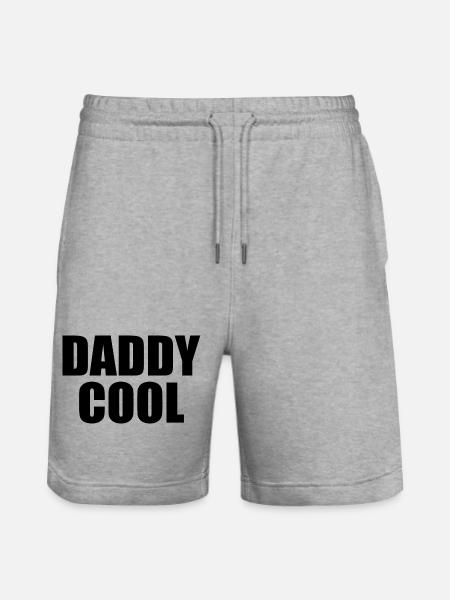 Daddy cool - Stanley/Stella Trainer Unisex Organic Jogging Shorts - heather grey