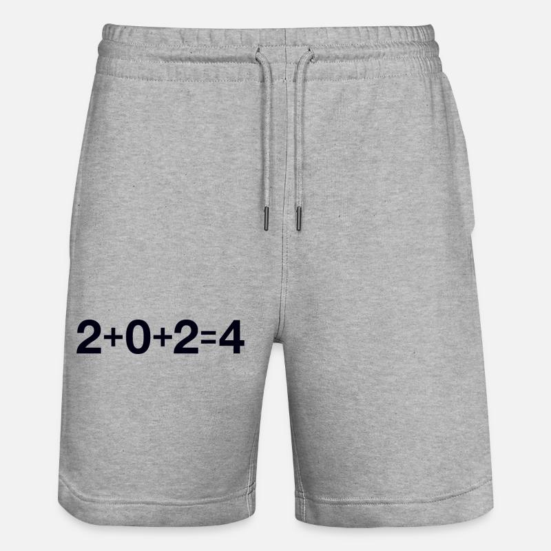 2024 - Short de jogging bio TRAINER Stanley/Stella unisexe - gris chiné