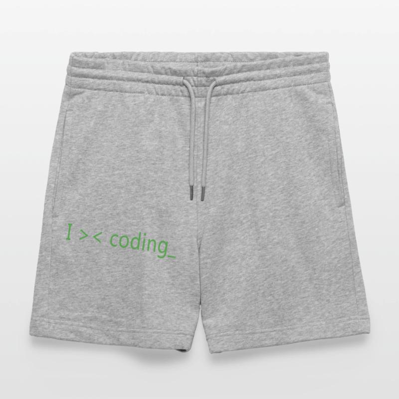 I love programming programmers Stanley/Stella Trainer Unisex Organic Jogging Shorts