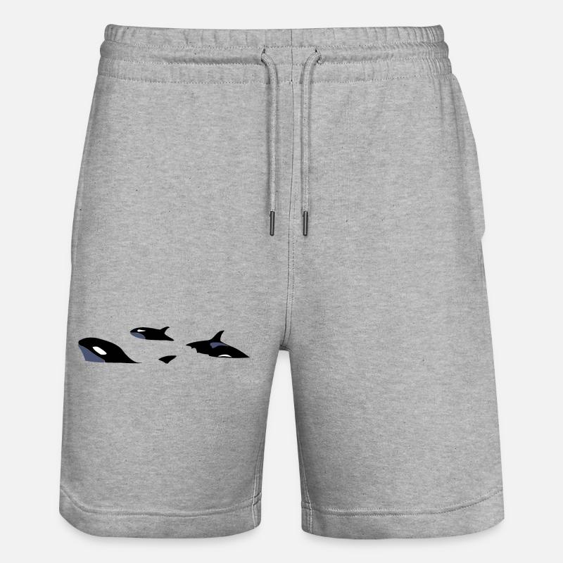 Orcas - Short de jogging bio TRAINER Stanley/Stella unisexe - gris chiné