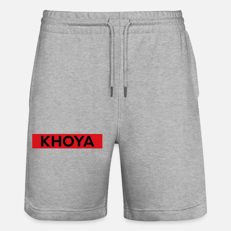 Khoya - Short de jogging bio TRAINER Stanley/Stella unisexe - gris chiné