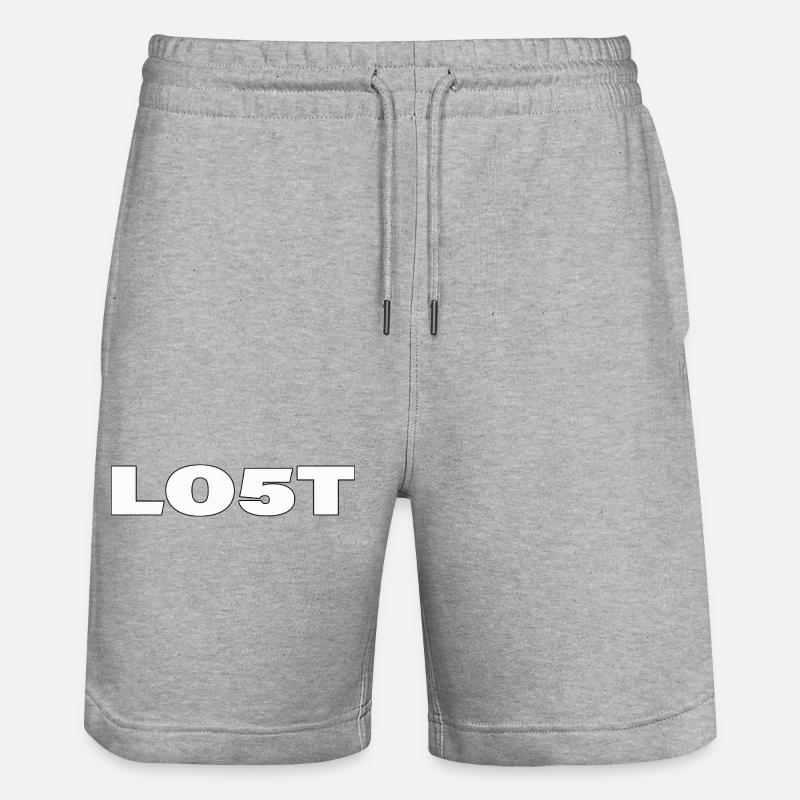 LO5T - Short de jogging bio TRAINER Stanley/Stella unisexe - gris chiné