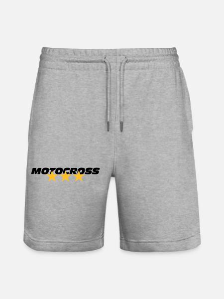 Motocross - Stanley/Stella Trainer Unisex Organic Jogging Shorts - heather grey