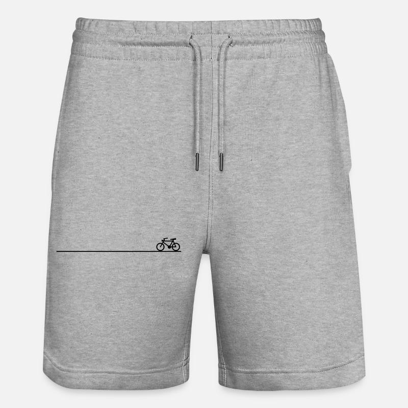 Fahrrad - Stanley/Stella Unisex Bio Joggingshorts Trainer  - Grau meliert