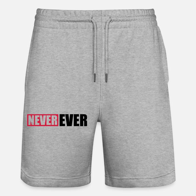 Bar Jamais Jamais - Short de jogging bio TRAINER Stanley/Stella unisexe - gris chiné