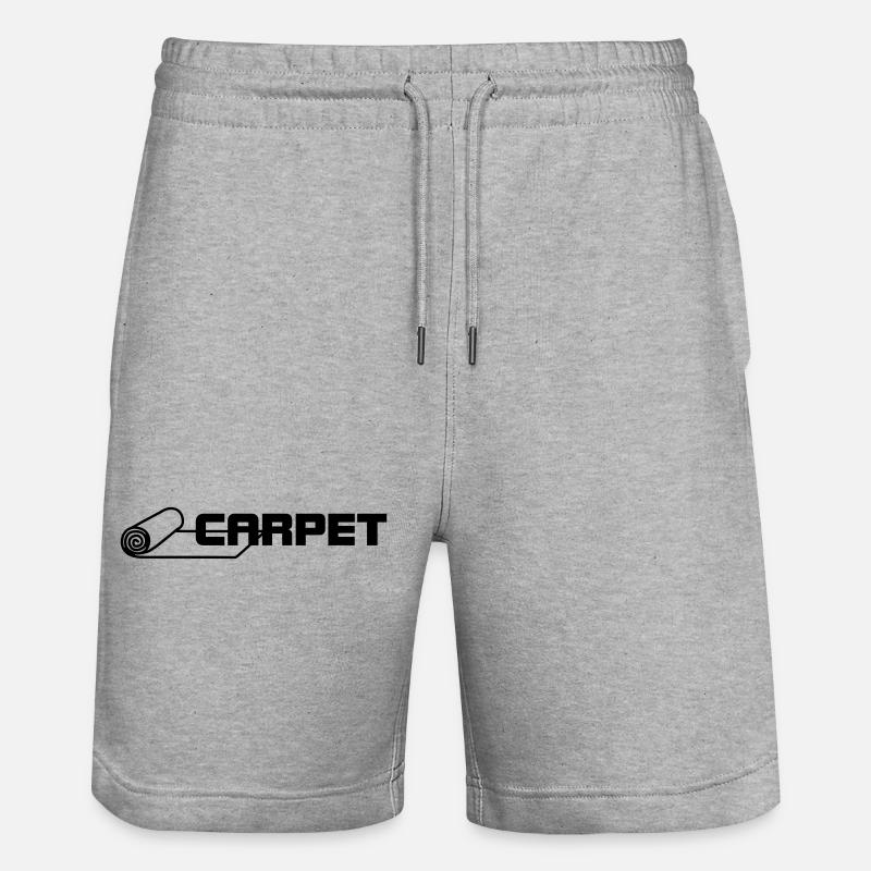 Logo des rouleaux de moquette - Short de jogging bio TRAINER Stanley/Stella unisexe - gris chiné