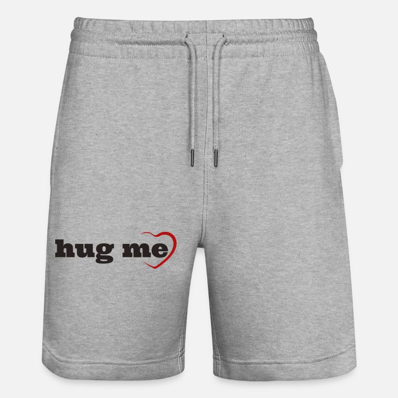 Fais-moi un câlin - Short de jogging bio TRAINER Stanley/Stella unisexe - gris chiné