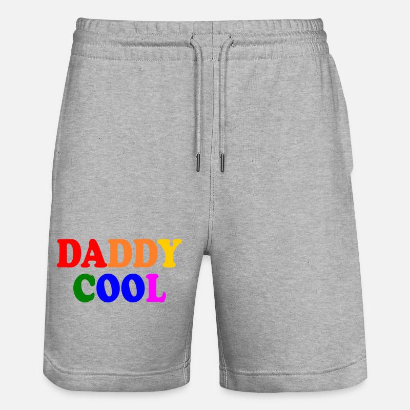 Daddy cool - Stanley/Stella Unisex Bio Joggingshorts Trainer  - Grau meliert