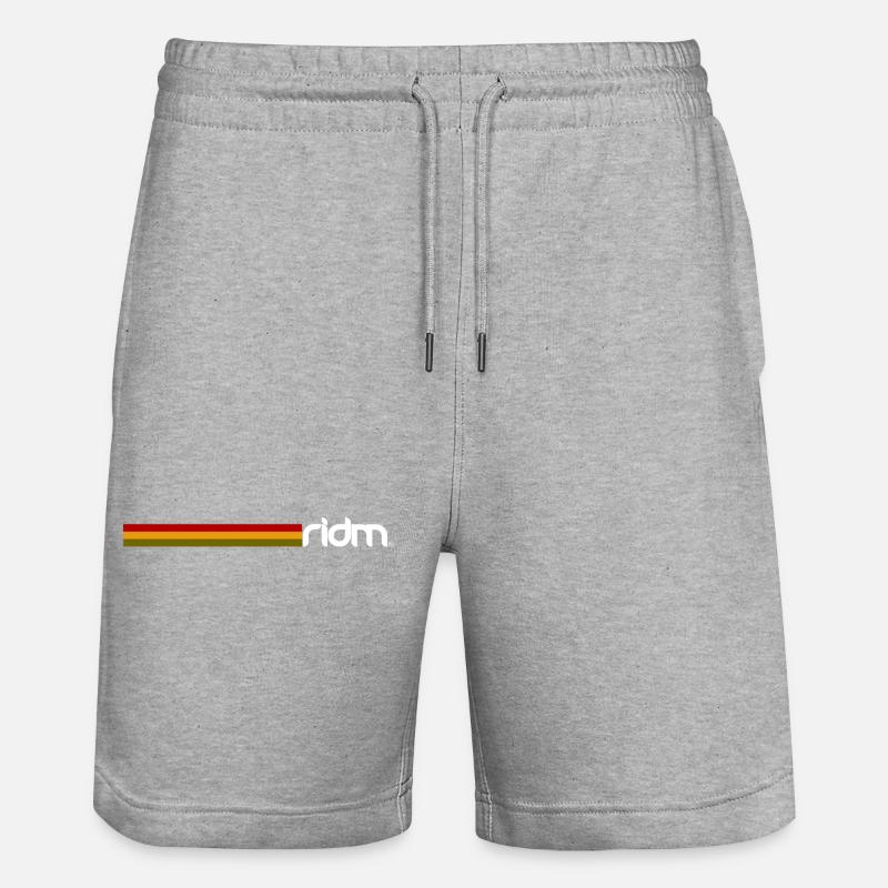 RIDM Rasta - Short de jogging bio TRAINER Stanley/Stella unisexe - gris chiné