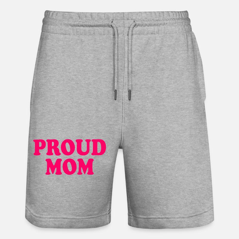 Proud mom - Short de jogging bio TRAINER Stanley/Stella unisexe - gris chiné