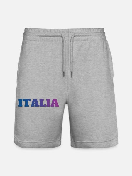Italia - Stanley/Stella Unisex Bio Joggingshorts Trainer - Grau meliert