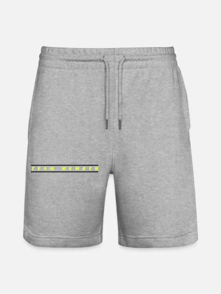 Team Member - Stanley/Stella Trainer Unisex Organic Jogging Shorts - heather grey