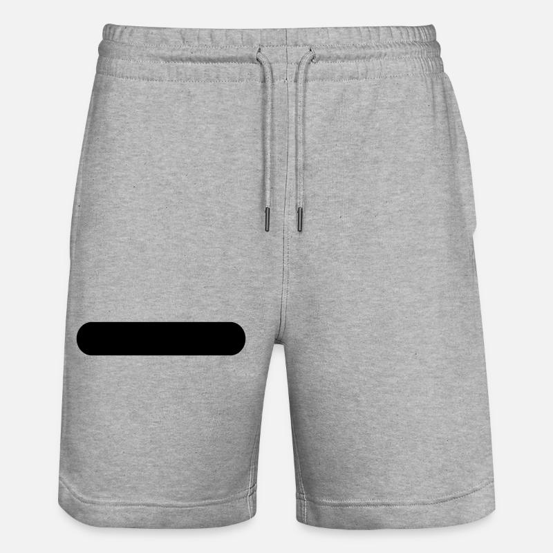 Button - Stanley/Stella Unisex Bio Joggingshorts Trainer  - Grau meliert