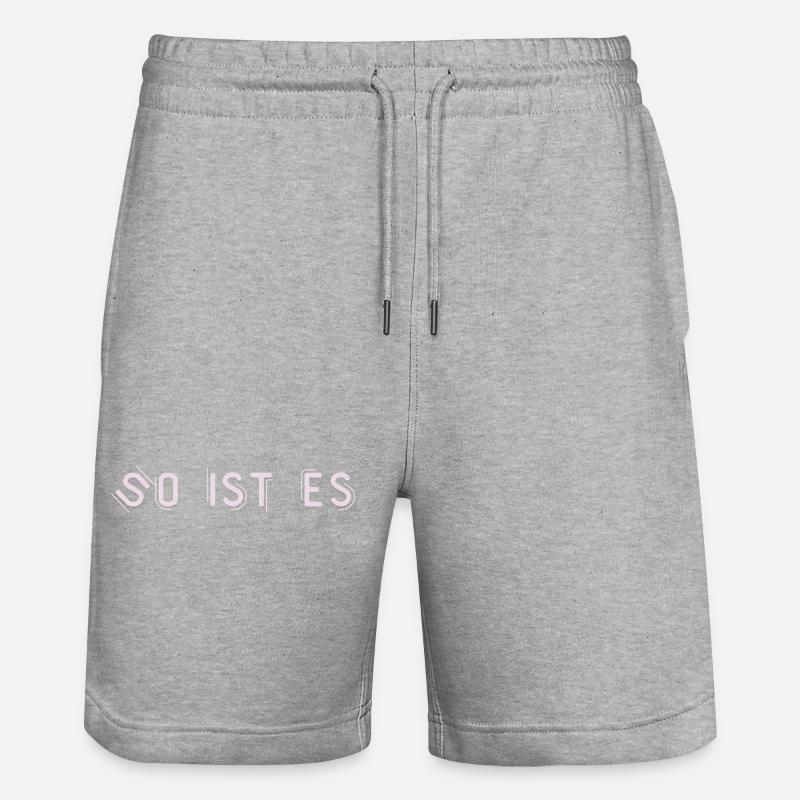 C’est juste - Short de jogging bio TRAINER Stanley/Stella unisexe - gris chiné