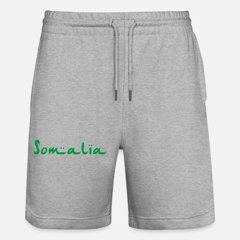 Somalie - Short de jogging bio TRAINER Stanley/Stella unisexe - gris chiné