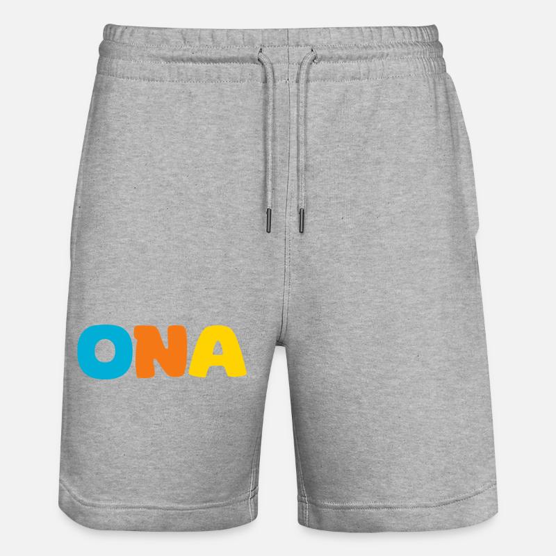 Nom - Ona - Short de jogging bio TRAINER Stanley/Stella unisexe - gris chiné