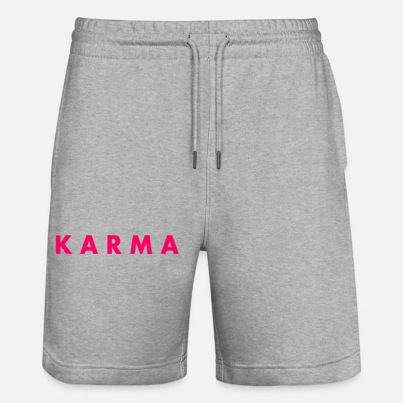 Karma - Short de jogging bio TRAINER Stanley/Stella unisexe - gris chiné