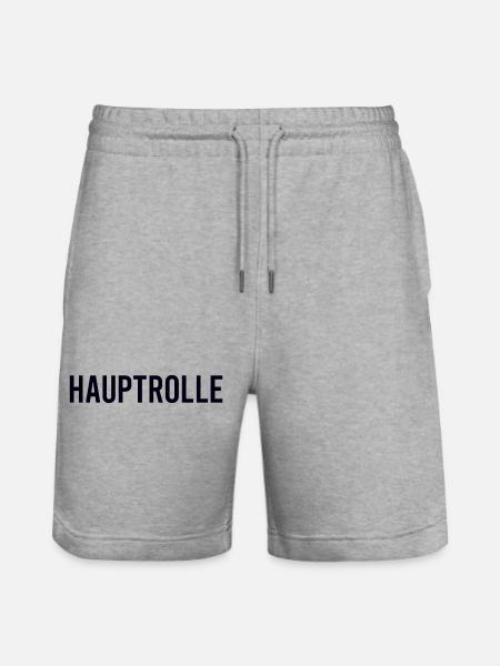 STARRING ROLE Main Role - Stanley/Stella Trainer Unisex Organic Jogging Shorts - heather grey