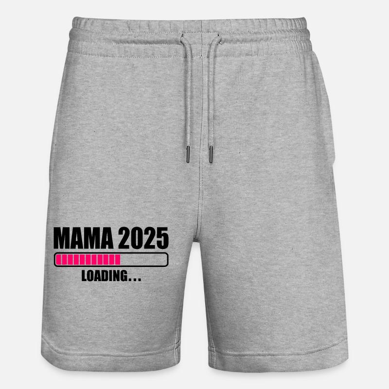 Mama 2025 - Short de jogging bio TRAINER Stanley/Stella unisexe - gris chiné