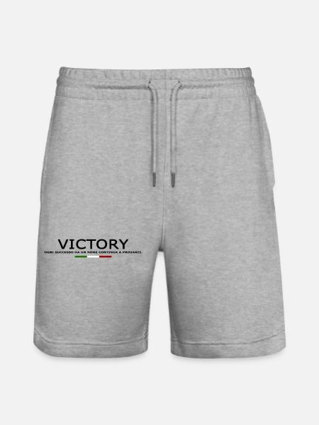 Ogni successo ha un nome Continua a provarci V1 - Stanley/Stella Unisex Bio Joggingshorts Trainer  - Grau meliert