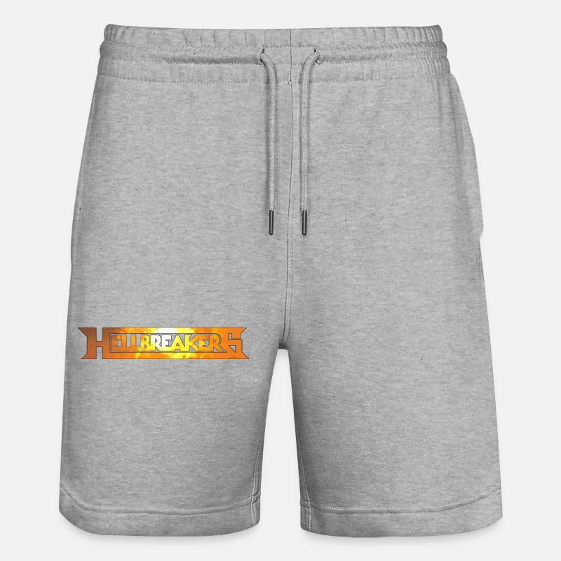 Hellbreakers - Stanley/Stella Trainer Unisex Organic Jogging Shorts - heather grey