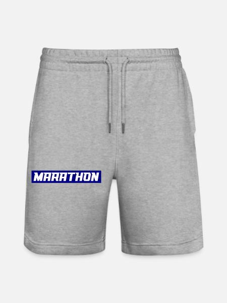 Marathon - Stanley/Stella Unisex Bio Joggingshorts Trainer - Grau meliert