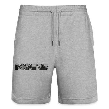 Moers Schirftzug - Short de jogging bio TRAINER Stanley/Stella unisexe - gris chiné - Devant - Nik (191cm) & Marisol (170cm)