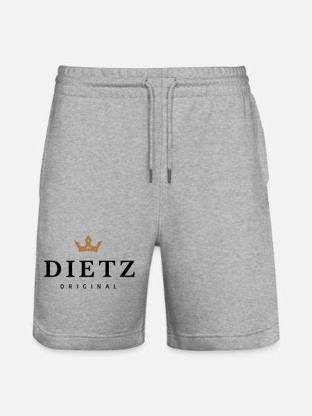 Dietz - Stanley/Stella Unisex Bio Joggingshorts Trainer  - Grau meliert