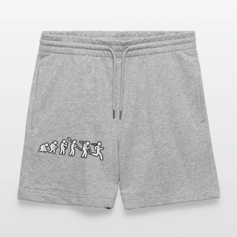 Evolution Run White Grunge Stanley/Stella Unisex Bio Joggingshorts Trainer 