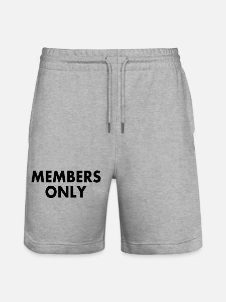 Members only - Stanley/Stella Trainer Unisex Organic Jogging Shorts - heather grey
