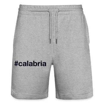Calabria Italy Kalabrien Italien - Stanley/Stella Unisex Bio Joggingshorts Trainer  - Grau meliert - Vorne - Nik (191cm) & Marisol (170cm)