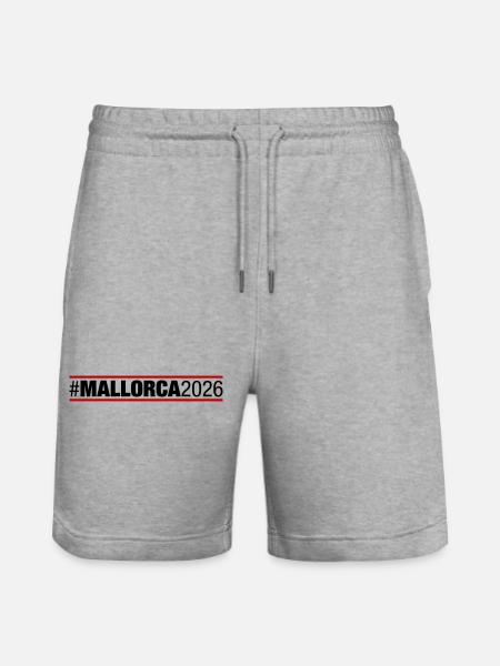 Majorque 2026 - Short de jogging bio TRAINER Stanley/Stella unisexe - gris chiné